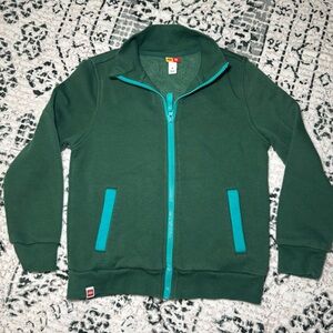 Lego Kids Forest‎ Green Jacket with Aqua Details
